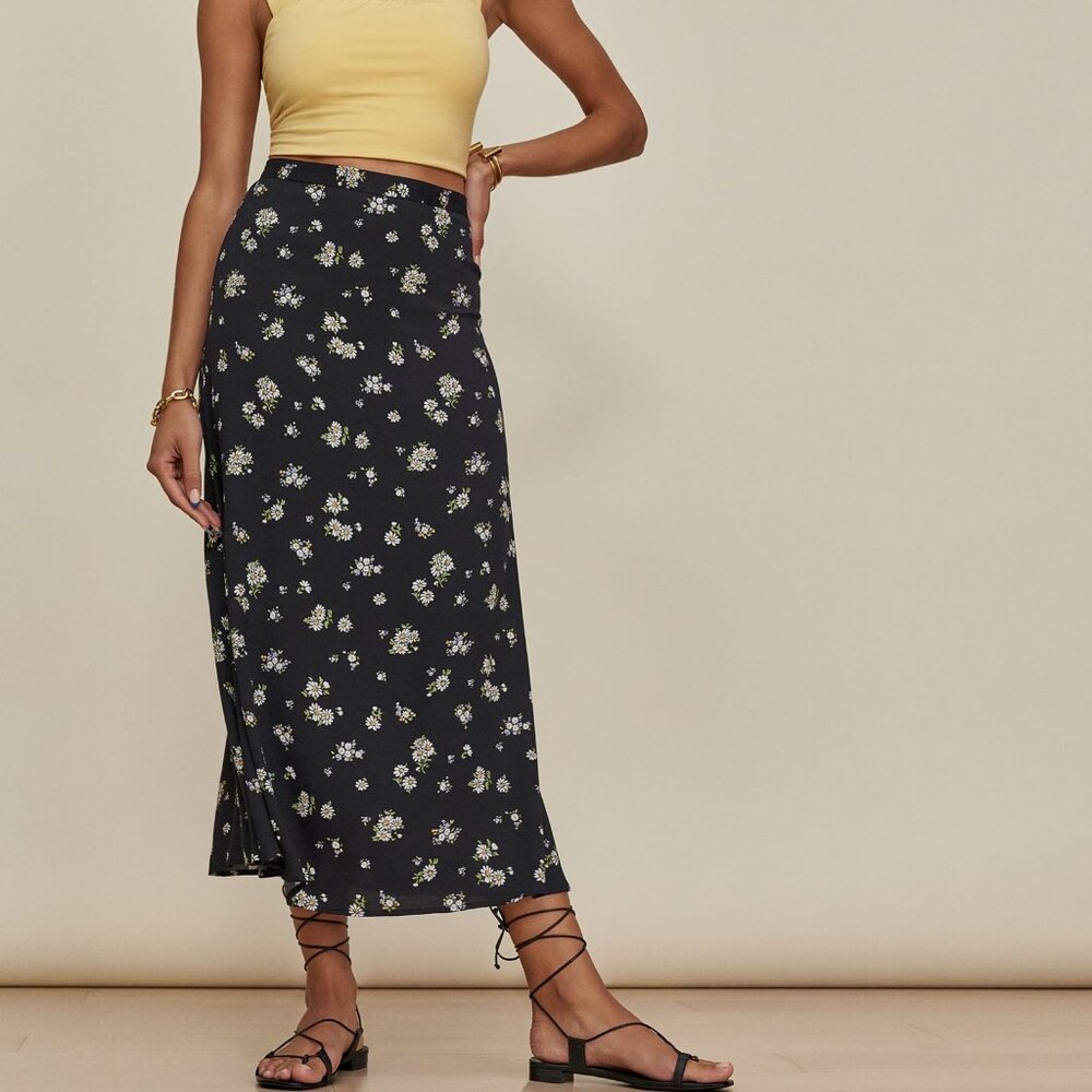 Reformation Floral Bea Skirt